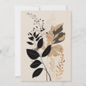 kleine wildflower baby douche uitnodigingen (Achterkant)