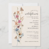 Kleine Wildflower Baby in Bloom Baby shower Kaart (Voorkant)