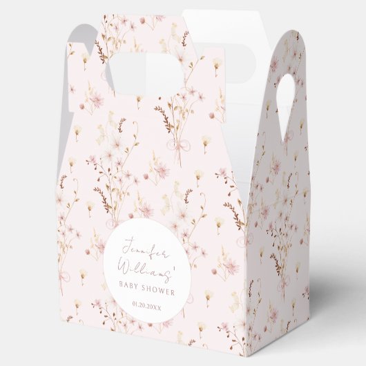 Kleine wildflower baby meisje douche snoep gunst d bedankdoosjes (Geopend)