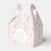 Kleine wildflower baby meisje douche snoep gunst d bedankdoosjes (Voorkant Zijde)