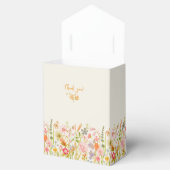 Kleine Wildflower Baby shower Favor Box Bedankdoosjes (Geopend)