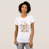 Kleine Wildflower Baby shower mama om T-shirt te z (Voorkant volledig)
