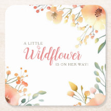 Kleine Wildflower Boho Waterverf Baby shower