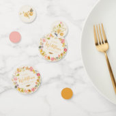 Kleine Wildflower  Botanische Baby shower Confetti (Groep)