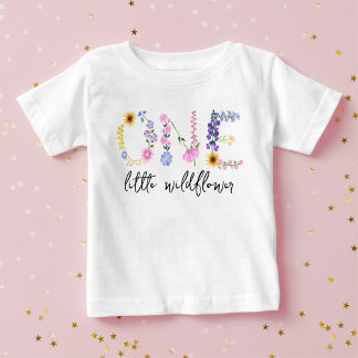 Kleine Wildflower Eerste Verjaardag Baby Meisje