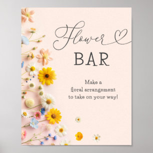 Kleine Wildflower Flower Bar Poster