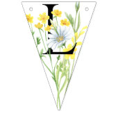 Kleine Wildflower Verjaardagsfeestdecor Vlaggetjes (Eerste vlag)