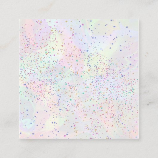 Kleine Wildflower Zacht Roze Meisje Baby shower Informatiekaartje (Achterkant)