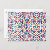 Kleine Willekeurige vormen Multi-Briefkaart Briefkaart (Voorkant / Achterkant)