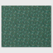 Kleine winterbessen cadeaupapier (Vlak)