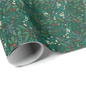 Kleine winterbessen cadeaupapier (Rol Hoek)