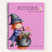 Kleine Witch Guide to Potions Recipe Notitieboek (Voorkant)