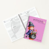 Kleine Witch Guide to Potions Recipe Notitieboek (Binnen)