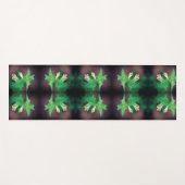 Kleine witte bloem Sluit Abstract op Yogamat (Voorkant (horizontaal))