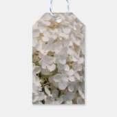 Kleine witte bloemen cadeaulabel (Voorkant)
