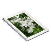 Kleine witte bloemen notitieboek (Rechterzijde)