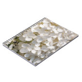 Kleine witte bloemen notitieboek (Linkerzijde)