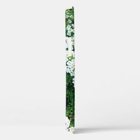 Kleine witte bloemen overdag in het gras Case-Mate iPhone case (Achterkant / Rechts)
