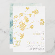 Kleine witte bloemen verjaardag elke leeftijd