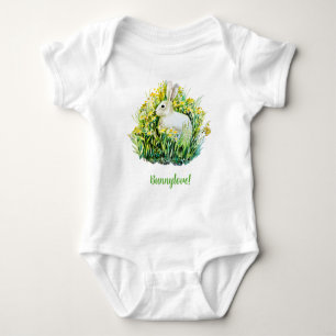 Kleine witte bloesem romper