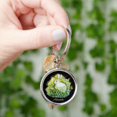 Kleine witte bloesem sleutelhanger (Hand)