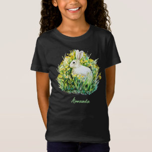 Kleine witte bloesem t-shirt