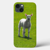 Kleine witte lamp op groen glas Case-Mate iPhone case (Achterkant)