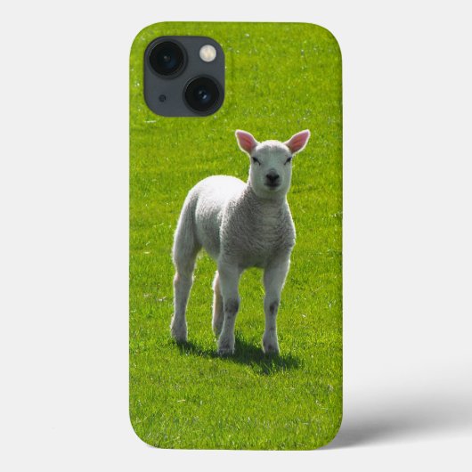 Kleine witte lamp op groen glas Case-Mate iPhone case (Achterkant)