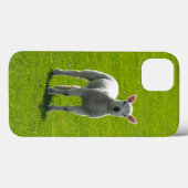 Kleine witte lamp op groen glas Case-Mate iPhone case (Achterkant (horizontaal))