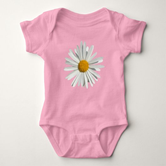 Kleine Witte Madeliefjesbloesem - Trendy Mode Romper (Voorkant)