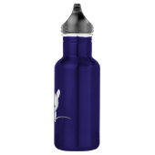 Kleine witte muis met ster waterfles  (Rechts)