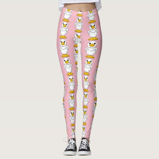 Kleine witte opleggers met Thunder_Cove Leggings (Voorkant)