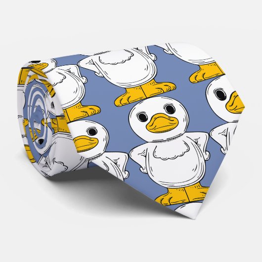 Kleine witte opleggers met Thunder_Cove Stropdas (Opgerold)