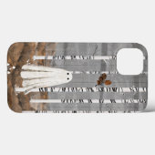 Kleine witte paddenstoelen Case-Mate iPhone case (Achterkant (horizontaal))
