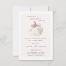 Kleine Witte Pompoen Baby Shower