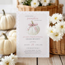 Kleine Witte Pompoen Baby Shower