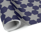 Kleine witte sterren cadeaupapier (Rol Hoek)