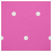 Kleine witte stippen op diva roze stof (Swatch)