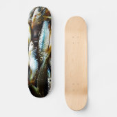 Kleine witte vis #2 skateboard (Voorkant)