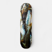 Kleine witte vis #2 skateboard (Voorkant)