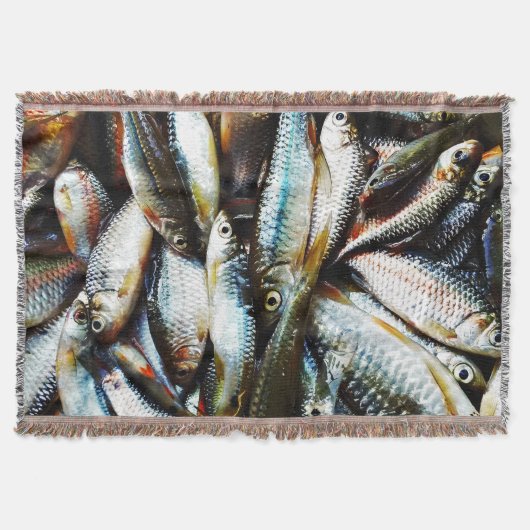 Kleine witte vis deken (Voorkant)