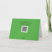 Kleine witte wilde bloemen Artsy Note Kaart (Achterkant)