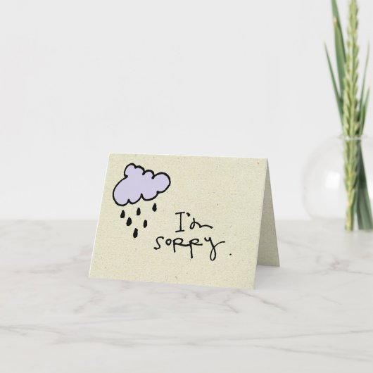kleine wobblies Sorry Kaart (Voorkant)