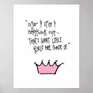 kleine wobblikken suiker en specerijen poster