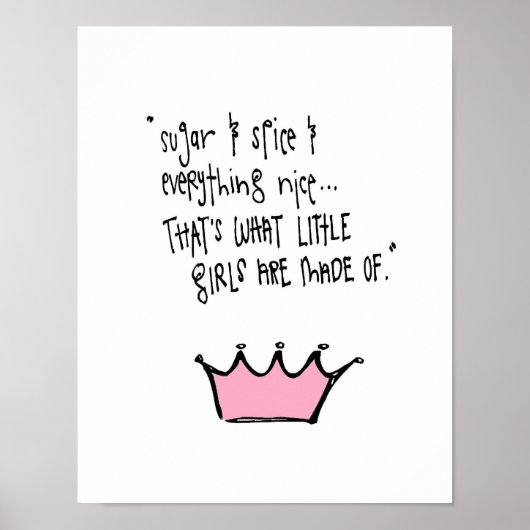 kleine wobblikken suiker en specerijen poster (Voorkant)