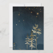 Kleine wolf thema verjaardagsfeest kaart (Achterkant)