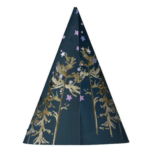 Kleine wolf thema verjaardagsfeestje gedrukt feesthoedjes (Achterkant)