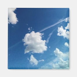 Kleine wolken in het licht magneet