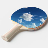 Kleine wolken in het licht tafeltennisbatje (Voorkant Gekanteld)