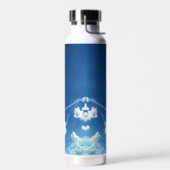 Kleine wolken in het licht waterfles (Links)